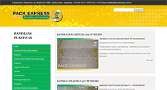 Desktop Screenshot of bandejas-plasticas.com