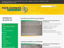 Tablet Screenshot of bandejas-plasticas.com